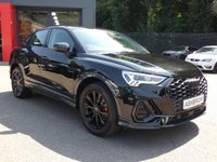 USED 2020 70 AUDI Q3 Sportback 1.5 TFSI CoD 35 Sport 5d 150 S/S 1 OWNER, FULL SERVICE HISTORY, DE-CHROMED, BLACK BADGES, VIRTUAL COCKPIT (DIGITAL DASH), SAT NAV, WIRELESS APPLE CARPLAY / ANDROID AUTO, REAR PARKING SENSORS, AUDI PRE SENSE, LANE DEPARTURE WARNING, DAB RADIO, BLUETOOTH PHONE & MUSIC, USB PORTS, MANUAL 6 SPEED, LED DRL'S, 18 INCH BLACK ALLOYS, ELECTRIC TAILGATE, SPORT SEATS, ELECTRIC FOLDING MIRRORS, LEATHER MFSW, RAIN & LIGHT SENSORS, CRUISE CONTROL & SPEED LIMITER, AUTO HOLD, HILL DECENT CONTROL, DRIVE SELECT, DUAL ZONE CLIMATE CONTROL