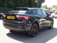 USED 2020 70 AUDI Q3 Sportback 1.5 TFSI CoD 35 Sport 5d 150 S/S 1 OWNER, FULL SERVICE HISTORY, DE-CHROMED, BLACK BADGES, VIRTUAL COCKPIT (DIGITAL DASH), SAT NAV, WIRELESS APPLE CARPLAY / ANDROID AUTO, REAR PARKING SENSORS, AUDI PRE SENSE, LANE DEPARTURE WARNING, DAB RADIO, BLUETOOTH PHONE & MUSIC, USB PORTS, MANUAL 6 SPEED, LED DRL'S, 18 INCH BLACK ALLOYS, ELECTRIC TAILGATE, SPORT SEATS, ELECTRIC FOLDING MIRRORS, LEATHER MFSW, RAIN & LIGHT SENSORS, CRUISE CONTROL & SPEED LIMITER, AUTO HOLD, HILL DECENT CONTROL, DRIVE SELECT, DUAL ZONE CLIMATE CONTROL