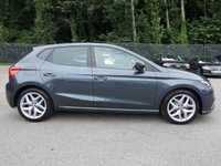 USED 2021 21 SEAT IBIZA 1.0 TSI FR 5d 95 S/S SAT NAV, FULL LINK FOR APPLE CARPLAY & ANDROID AUTO, DAB RADIO, BLUETOOTH PHONE & MUSIC STREAMING, CRUISE CONTROL & SPEED LIMITER, FRONT ASSIST, 17 INCH ALLOYS, MANUAL GEARBOX, FRONT FOG LIGHTS, FULL LED HEADLIGHTS WITH DAYTIME RUNNING LIGHTS, SPORT SEATS, LEATHER FLAT BOTTOM MULTIFUNCTION STEERING WHEEL, ELECTRIC FOLDING MIRRORS, AIR CON, AUTO LIGHTS & WIPERS, VOICE CONTROL, LEATHER TRIMMED DASHBOARD, 1 OWNER FROM NEW, SERVICE HISTORY