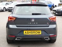 USED 2021 21 SEAT IBIZA 1.0 TSI FR 5d 95 S/S SAT NAV, FULL LINK FOR APPLE CARPLAY & ANDROID AUTO, DAB RADIO, BLUETOOTH PHONE & MUSIC STREAMING, CRUISE CONTROL & SPEED LIMITER, FRONT ASSIST, 17 INCH ALLOYS, MANUAL GEARBOX, FRONT FOG LIGHTS, FULL LED HEADLIGHTS WITH DAYTIME RUNNING LIGHTS, SPORT SEATS, LEATHER FLAT BOTTOM MULTIFUNCTION STEERING WHEEL, ELECTRIC FOLDING MIRRORS, AIR CON, AUTO LIGHTS & WIPERS, VOICE CONTROL, LEATHER TRIMMED DASHBOARD, 1 OWNER FROM NEW, SERVICE HISTORY
