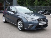 USED 2021 21 SEAT IBIZA 1.0 TSI FR 5d 95 S/S SAT NAV, FULL LINK FOR APPLE CARPLAY & ANDROID AUTO, DAB RADIO, BLUETOOTH PHONE & MUSIC STREAMING, CRUISE CONTROL & SPEED LIMITER, FRONT ASSIST, 17 INCH ALLOYS, MANUAL GEARBOX, FRONT FOG LIGHTS, FULL LED HEADLIGHTS WITH DAYTIME RUNNING LIGHTS, SPORT SEATS, LEATHER FLAT BOTTOM MULTIFUNCTION STEERING WHEEL, ELECTRIC FOLDING MIRRORS, AIR CON, AUTO LIGHTS & WIPERS, VOICE CONTROL, LEATHER TRIMMED DASHBOARD, 1 OWNER FROM NEW, SERVICE HISTORY