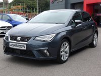 USED 2021 21 SEAT IBIZA 1.0 TSI FR 5d 95 S/S SAT NAV, FULL LINK FOR APPLE CARPLAY & ANDROID AUTO, DAB RADIO, BLUETOOTH PHONE & MUSIC STREAMING, CRUISE CONTROL & SPEED LIMITER, FRONT ASSIST, 17 INCH ALLOYS, MANUAL GEARBOX, FRONT FOG LIGHTS, FULL LED HEADLIGHTS WITH DAYTIME RUNNING LIGHTS, SPORT SEATS, LEATHER FLAT BOTTOM MULTIFUNCTION STEERING WHEEL, ELECTRIC FOLDING MIRRORS, AIR CON, AUTO LIGHTS & WIPERS, VOICE CONTROL, LEATHER TRIMMED DASHBOARD, 1 OWNER FROM NEW, SERVICE HISTORY