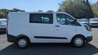USED 2019 19 FORD TRANSIT CUSTOM Crew Van Double Cab L1 H1 Tdci 320 With Air Conditioning, Electric Windows, Rear Racking,  Hand wash etc, Bulkhead, Ply Lining, Reverse Camera, Speed Limiter, Parking Sensors, Cruise control in great condition . 1 Owner from New (Network Rail) - 2 Keys - 3 Services . This Ford Transit Custom Crew Van Double Cab L1 H1 Tdci 320 is presented in great condition and offers a rare opportunity to acquire a one owner example from new, having been previously operated by Network Rail. The vehicle is supplied with two original keys and has a comprehensive service record with three main dealer services.  The specification is particularly well suited to both commercial and passenger carrying duties, featuring the practical double cab configuration which provides seating for five occupants while retaining a generous load area. The L1 H1 body size offers excellent manoeuvrability for urban environments combined with ample cargo capacity.  Comfort and convenience are well catered for with factory fitted air conditioning and electric front windows, ensuring a pleasant environment for driver and passengers in all weather conditions. The inclusion of cruise control reduces driver fatigue on longer journeys, while the rear parking sensors and reverse camera make manoeuvring in tight spaces simple and safe.  The cargo area has been professionally prepared with full ply lining to protect the interior, along with substantial rear racking installed for secure storage of tools and equipment. A robust bulkhead separates the load area from the cabin for added safety and noise reduction. The vehicle has been meticulously maintained with a thorough hand wash and valet regime throughout its life.  Safety and security features include a speed limiter for compliance with fleet regulations, while the general condition of this Transit Custom reflects its careful ownership and regular maintenance schedule. This van is ready for immediate inspection and represents an excellent purchase for any business or individual requiring a versatile and dependable crew van. Viewing is highly recommended to appreciate the quality and specification of this exceptional vehicle. 
