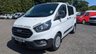 USED 2019 19 FORD TRANSIT CUSTOM Crew Van Double Cab L1 H1 Tdci 320 With Air Conditioning, Electric Windows, Rear Racking,  Hand wash etc, Bulkhead, Ply Lining, Reverse Camera, Speed Limiter, Parking Sensors, Cruise control in great condition . 1 Owner from New (Network Rail) - 2 Keys - 3 Services . This Ford Transit Custom Crew Van Double Cab L1 H1 Tdci 320 is presented in great condition and offers a rare opportunity to acquire a one owner example from new, having been previously operated by Network Rail. The vehicle is supplied with two original keys and has a comprehensive service record with three main dealer services.  The specification is particularly well suited to both commercial and passenger carrying duties, featuring the practical double cab configuration which provides seating for five occupants while retaining a generous load area. The L1 H1 body size offers excellent manoeuvrability for urban environments combined with ample cargo capacity.  Comfort and convenience are well catered for with factory fitted air conditioning and electric front windows, ensuring a pleasant environment for driver and passengers in all weather conditions. The inclusion of cruise control reduces driver fatigue on longer journeys, while the rear parking sensors and reverse camera make manoeuvring in tight spaces simple and safe.  The cargo area has been professionally prepared with full ply lining to protect the interior, along with substantial rear racking installed for secure storage of tools and equipment. A robust bulkhead separates the load area from the cabin for added safety and noise reduction. The vehicle has been meticulously maintained with a thorough hand wash and valet regime throughout its life.  Safety and security features include a speed limiter for compliance with fleet regulations, while the general condition of this Transit Custom reflects its careful ownership and regular maintenance schedule. This van is ready for immediate inspection and represents an excellent purchase for any business or individual requiring a versatile and dependable crew van. Viewing is highly recommended to appreciate the quality and specification of this exceptional vehicle. 