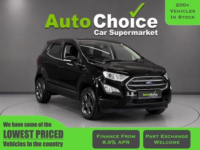 View our Ford Ecosport 1.0T EcoBoost Zetec SUV 5dr Petrol Auto Euro 6 (s/s) (125 ps) in Blackburn