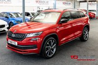 USED 2018 68 SKODA KODIAQ 2.0 TSI SportLine SUV 5dr Petrol DSG 4WD Euro 6 (s/s) (7 Seat) (180 ps) 38 MPG | FULL SVC HIST