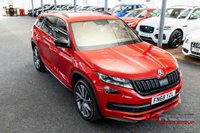 USED 2018 68 SKODA KODIAQ 2.0 TSI SportLine SUV 5dr Petrol DSG 4WD Euro 6 (s/s) (7 Seat) (180 ps) 38 MPG | FULL SVC HIST