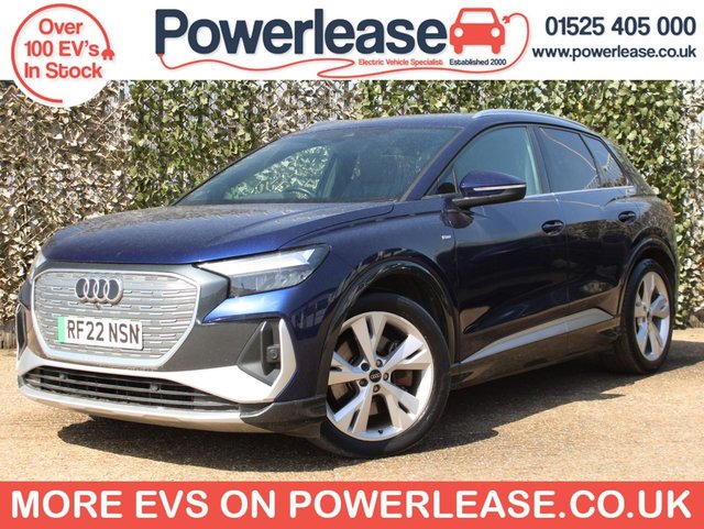2022 AUDI Q4 E-TRON 40 S line SUV 5dr Electric Auto 82kWh (204 ps) &pound;14989.00