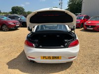 USED 2015 15 BMW Z4 2.0 18i Convertible 2dr Petrol Manual sDrive Euro 6 (s/s) (156 ps) Mot 19th June 2027, + Folder of Maintenance Paperwork, + 3 Months Warranty, + ULEZ compliant, + Heated front seats, + DAB radio, + USB/aux/12v ports, + Electric windows/mirrors, + Air con, + Sat nav, + Wind deflector, + Alloys