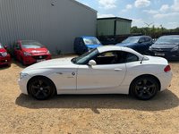 USED 2015 15 BMW Z4 2.0 18i Convertible 2dr Petrol Manual sDrive Euro 6 (s/s) (156 ps) Mot 19th June 2027, + Folder of Maintenance Paperwork, + 3 Months Warranty, + ULEZ compliant, + Heated front seats, + DAB radio, + USB/aux/12v ports, + Electric windows/mirrors, + Air con, + Sat nav, + Wind deflector, + Alloys