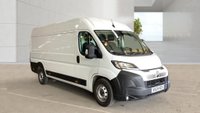 USED 2024 24 CITROEN RELAY L4 H2 Enterprise Blu Hdi 140 PS Heavy XLWB High Roof With Air Conditioning, Electric Pack, Rear View Camera, Parking Sensors, Bulkhead and Ply Lining. In Great condition. This is the New shape too .1 Owner from new - 2 Services .This exceptional 24 plate Peugeot Boxer Enterprise presents a rare opportunity to acquire a nearly new, high-specification heavy commercial vehicle. Finished in the desirable L4 H2 Extra Long Wheelbase High Roof configuration, this van offers a cavernous load area that is ready for immediate work. The odometer reads just forty-six thousand seven hundred and eighty miles, a remarkably low figure for a vehicle of this capability and age. It has had only one owner from new and has been maintained to an impeccable standard with two full services recorded. This is not a pre-registration or a demonstration model; it is a genuine, one-owner vehicle that has been carefully run in and is now ready for its next chapter.  This particular Boxer is the new generation model, benefiting from Peugeot’s latest design language and technological upgrades. It is powered by the punchy and efficient two-point-two litre Blu HDI one hundred and forty PS engine, which provides ample torque for hauling heavy loads while remaining remarkably economical. The driving experience is further enhanced by the factory-fitted air conditioning, ensuring comfort in all weathers, and the comprehensive electric pack that includes windows and mirrors for ease of use. Maneuvering this substantial van is made simple by the integrated rear-view camera and parking sensors, taking the stress out of city driving and tight loading bays. Furthermore, the vehicle is equipped with a full steel bulkhead and has been professionally ply-lined to protect the interior, ensuring it remains in pristine condition for years to come.  The condition of this van is genuinely superb, reflecting its low mileage and careful ownership. The bodywork and paint are immaculate, and the interior presents as nearly new, free from the excessive wear often found on commercial vehicles. The combination of the high roof and extra-long wheelbase makes this the ultimate choice for those requiring maximum volume, while the added convenience features and mechanical specification set it apart from standard workhorses. It is a turn-key solution for any business owner or independent operator looking for a reliable, spacious, and cost-effective asset.  This vehicle is offered for sale with a full history and is ready to be viewed at your earliest convenience. It represents a significant saving on the cost of a new equivalent and is available for immediate purchase. Serious enquiries are invited. Please contact us today to arrange a viewing or to discuss this outstanding Peugeot Boxer further. Do not delay, as a vehicle of this specification and condition will not remain available for long. 