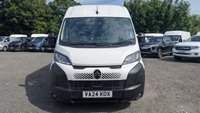 USED 2024 24 CITROEN RELAY L4 H2 Enterprise Blu Hdi 140 PS Heavy XLWB High Roof With Air Conditioning, Electric Pack, Rear View Camera, Parking Sensors, Bulkhead and Ply Lining. In Great condition. This is the New shape too .1 Owner from new - 2 Services .This exceptional 24 plate Peugeot Boxer Enterprise presents a rare opportunity to acquire a nearly new, high-specification heavy commercial vehicle. Finished in the desirable L4 H2 Extra Long Wheelbase High Roof configuration, this van offers a cavernous load area that is ready for immediate work. The odometer reads just forty-six thousand seven hundred and eighty miles, a remarkably low figure for a vehicle of this capability and age. It has had only one owner from new and has been maintained to an impeccable standard with two full services recorded. This is not a pre-registration or a demonstration model; it is a genuine, one-owner vehicle that has been carefully run in and is now ready for its next chapter.  This particular Boxer is the new generation model, benefiting from Peugeot’s latest design language and technological upgrades. It is powered by the punchy and efficient two-point-two litre Blu HDI one hundred and forty PS engine, which provides ample torque for hauling heavy loads while remaining remarkably economical. The driving experience is further enhanced by the factory-fitted air conditioning, ensuring comfort in all weathers, and the comprehensive electric pack that includes windows and mirrors for ease of use. Maneuvering this substantial van is made simple by the integrated rear-view camera and parking sensors, taking the stress out of city driving and tight loading bays. Furthermore, the vehicle is equipped with a full steel bulkhead and has been professionally ply-lined to protect the interior, ensuring it remains in pristine condition for years to come.  The condition of this van is genuinely superb, reflecting its low mileage and careful ownership. The bodywork and paint are immaculate, and the interior presents as nearly new, free from the excessive wear often found on commercial vehicles. The combination of the high roof and extra-long wheelbase makes this the ultimate choice for those requiring maximum volume, while the added convenience features and mechanical specification set it apart from standard workhorses. It is a turn-key solution for any business owner or independent operator looking for a reliable, spacious, and cost-effective asset.  This vehicle is offered for sale with a full history and is ready to be viewed at your earliest convenience. It represents a significant saving on the cost of a new equivalent and is available for immediate purchase. Serious enquiries are invited. Please contact us today to arrange a viewing or to discuss this outstanding Peugeot Boxer further. Do not delay, as a vehicle of this specification and condition will not remain available for long. 