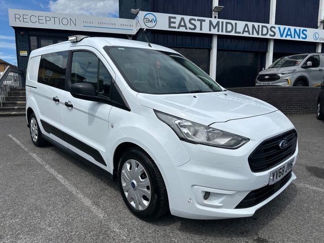 View our Ford Transit Connect 1.5 230 EcoBlue Trend Crew Van Double Cab 6dr Diesel Manual L2 Euro 6 (s/s) (100 ps)