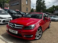 USED 2015 15 MERCEDES-BENZ C-CLASS 2.1 C220 CDI AMG Sport Edition Coupe 2dr Diesel G-Tronic+ Euro 5 (s/s) (170 ps) V Low Miles * Full History * Super Drive * Auto