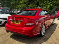 USED 2015 15 MERCEDES-BENZ C-CLASS 2.1 C220 CDI AMG Sport Edition Coupe 2dr Diesel G-Tronic+ Euro 5 (s/s) (170 ps) V Low Miles * Full History * Super Drive * Auto