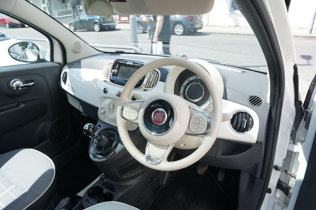 USED 2016 16 FIAT 500 1.2 Lounge Euro 6 (s/s) 3dr Â£ 20 CAR TAX