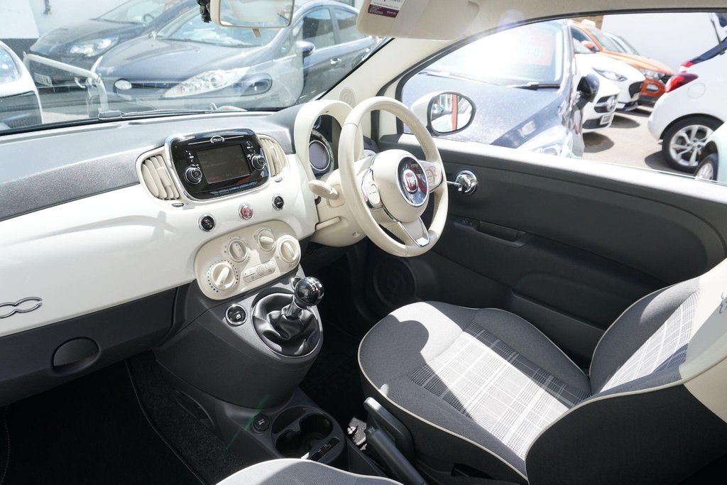 USED 2016 16 FIAT 500 1.2 Lounge Euro 6 (s/s) 3dr Â£ 20 CAR TAX