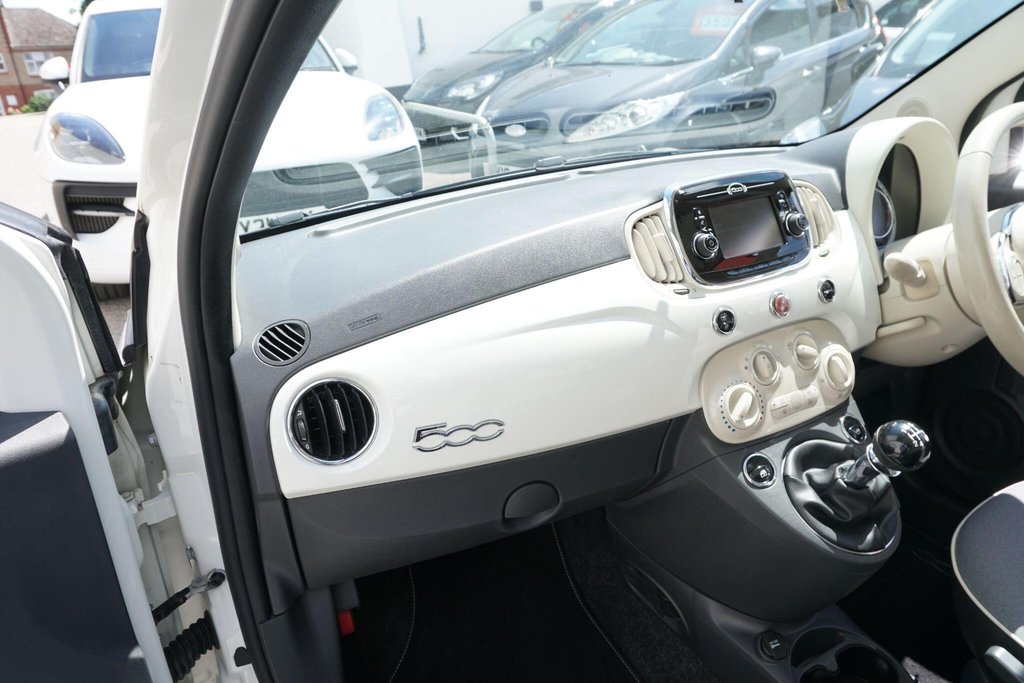 USED 2016 16 FIAT 500 1.2 Lounge Euro 6 (s/s) 3dr Â£ 20 CAR TAX