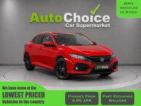 USED 2019 19 HONDA CIVIC 1.0 VTEC Turbo EX Hatchback 5dr Petrol CVT Euro 6 (s/s) (126 ps) in Blackburn Finance Available 12 to 84 Months