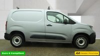 USED 2023 72 PEUGEOT PARTNER Grey 1.5 BlueHDi Professional Premium+ van, 49,800 miles, Euro 6, CarPlay/Android Auto, 8in screen, A/C, Cruise, DAB. Plus VAT @ 20%! This 2023 Peugeot Partner van stands out with its single owner and comprehensive full service history, with its last service completed on 30 January 2026 at 42,800 miles. This SWB Euro 6 compliant 1.5 BlueHDi 1000 Professional Premium + panel van is powered by a 102 bhp diesel engine and has covered a low mileage of 49,800 miles for its age. It comes with a 3 month warranty and a 12 month MOT will be provided on purchase. Notable features include rear parking sensors, air conditioning, and an 8i