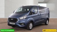 USED 2021 21 FORD TRANSIT CUSTOM Blue 2.0 320 EcoBlue Limited Crew Van, 29,801 miles, 6 Seats, Euro 6, Air Conditioning, Heated seats, Alloys, F&R sensors. Plus VAT @ 20%! This 2021 Ford Transit Custom 320 Limited van stands out with its exceptionally low mileage of just 29,801 miles, a rare find for a vehicle of its age, and has been owned by only one person. It features a robust 2.0L Diesel Engine, meets Euro 6 emission standards, and offers comfortable seating for six occupants. The van comes with a 3 month warranty for your peace of mind, and its MOT is valid until March 2027, ensuring its roadworthiness.  The Limited trim level enhances the driving experience