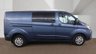 USED 2021 21 FORD TRANSIT CUSTOM Blue 2.0 320 EcoBlue Limited Crew Van, 29,801 miles, 6 Seats, Euro 6, Air Conditioning, Heated seats, Alloys, F&R sensors. Plus VAT @ 20%! This 2021 Ford Transit Custom 320 Limited van stands out with its exceptionally low mileage of just 29,801 miles, a rare find for a vehicle of its age, and has been owned by only one person. It features a robust 2.0L Diesel Engine, meets Euro 6 emission standards, and offers comfortable seating for six occupants. The van comes with a 3 month warranty for your peace of mind, and its MOT is valid until March 2027, ensuring its roadworthiness.  The Limited trim level enhances the driving experience