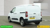 USED 2023 23 PEUGEOT PARTNER White 1.5 BlueHDi Professional Premium+ van, 29,800 miles, Euro 6, CarPlay/Android Auto, 8in screen, A/C, DAB, Rear sensors. Plus VAT @ 20%! This 2023 Peugeot Partner van is a standout choice, boasting exceptionally low mileage for its age, having covered just 29,800 miles, and with only one owner from new. This BlueHDi 1000 Professional Premium + Standard Panel Van SWB Euro 6 (s/s) 5dr is powered by an efficient 1.5 litre diesel engine delivering 102 bhp, and benefits from a 3 month warranty for your peace of mind. It comes equipped with rear parking sensors for easier manoeuvring, air conditioning to keep you comfortable, and heigh
