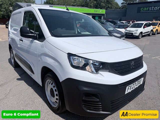 View our Peugeot Partner White 1.5 BlueHDi Professional Premium+ van, 29,800 miles, Euro 6, CarPlay/Android Auto, 8in screen, A/C, DAB, Rear sensors. Plus VAT @ 20%!