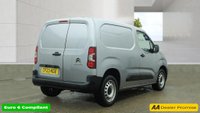 USED 2023 23 CITROEN BERLINGO Grey 1.5 BlueHDi Enterprise Edition M van, 22,616 miles, Euro 6, 8in Touchscreen, CarPlay/Android Auto, Cruise, Air Conditioning. Plus VAT @ 20%! This 2023 Citroen Berlingo Enterprise Edition M boasts exceptionally low mileage for its age, having covered just 22,616 miles. This practical 1.5 litre BlueHDi diesel van is a Euro 6 compliant model, ensuring efficient running. It comes with a full service history, with its last service completed on 22 August 2025 at 18,002 miles. For your peace of mind, a 12 month MOT will be provided on purchase, and the vehicle is covered by a 3 month warranty.  The Enterprise Edition M trim level is well eq