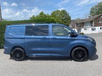 USED 2024 74 FORD TRANSIT CUSTOM  320 LIMITED DCIV 6 SEATER CREWVAN L1 2.0 ECOBLUE 136PS CHROME BLUE  EX SCS Company Vehicle With Only Only 7,852 Miles, Ford Warranty Till December 2027, Popular High Specification Limited Model With Lots Of Upgrades Inc Big Wheels, Side Bars Rear Spoiler & Lots More