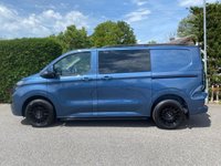 USED 2024 74 FORD TRANSIT CUSTOM  320 LIMITED DCIV 6 SEATER CREWVAN L1 2.0 ECOBLUE 136PS CHROME BLUE  EX SCS Company Vehicle With Only Only 7,852 Miles, Ford Warranty Till December 2027, Popular High Specification Limited Model With Lots Of Upgrades Inc Big Wheels, Side Bars Rear Spoiler & Lots More