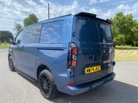USED 2024 74 FORD TRANSIT CUSTOM  320 LIMITED DCIV 6 SEATER CREWVAN L1 2.0 ECOBLUE 136PS CHROME BLUE  EX SCS Company Vehicle With Only Only 7,852 Miles, Ford Warranty Till December 2027, Popular High Specification Limited Model With Lots Of Upgrades Inc Big Wheels, Side Bars Rear Spoiler & Lots More