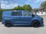 USED 2024 74 FORD TRANSIT CUSTOM  320 LIMITED DCIV 6 SEATER CREWVAN L1 2.0 ECOBLUE 136PS CHROME BLUE  EX SCS Company Vehicle With Only Only 7,852 Miles, Ford Warranty Till December 2027, Popular High Specification Limited Model With Lots Of Upgrades Inc Big Wheels, Side Bars Rear Spoiler & Lots More