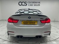 USED 2019 19 BMW M4 3.0 BiTurbo Competition Coupe 2dr Petrol DCT Euro 6 (s/s) (450 ps) Finished In Mineral White, This M4 Comes With Superb Spec, Such As Adaptive LED Headlights, Ghost Immobiliser, Genuine Carbon BMW Rear Spoiler,  Heads Up Display, Memory Seats, Reversing Assistant Camera, Full BMW Service History, Interior Carbon Fibre Trim Finisher, Surround View, Harman Kardon Premium Sound System, Speed Limit Display, High Beam Assistant, Extended Storage, Sun Protection Glazing, M4 Debossed Logo, Heated Electric Front Seats, 12 Months MOT, 3 Months Warranty. Finance And Exte