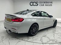 USED 2019 19 BMW M4 3.0 BiTurbo Competition Coupe 2dr Petrol DCT Euro 6 (s/s) (450 ps) Finished In Mineral White, This M4 Comes With Superb Spec, Such As Adaptive LED Headlights, Ghost Immobiliser, Genuine Carbon BMW Rear Spoiler,  Heads Up Display, Memory Seats, Reversing Assistant Camera, Full BMW Service History, Interior Carbon Fibre Trim Finisher, Surround View, Harman Kardon Premium Sound System, Speed Limit Display, High Beam Assistant, Extended Storage, Sun Protection Glazing, M4 Debossed Logo, Heated Electric Front Seats, 12 Months MOT, 3 Months Warranty. Finance And Exte