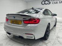 USED 2019 19 BMW M4 3.0 BiTurbo Competition Coupe 2dr Petrol DCT Euro 6 (s/s) (450 ps) Finished In Mineral White, This M4 Comes With Superb Spec, Such As Adaptive LED Headlights, Ghost Immobiliser, Genuine Carbon BMW Rear Spoiler,  Heads Up Display, Memory Seats, Reversing Assistant Camera, Full BMW Service History, Interior Carbon Fibre Trim Finisher, Surround View, Harman Kardon Premium Sound System, Speed Limit Display, High Beam Assistant, Extended Storage, Sun Protection Glazing, M4 Debossed Logo, Heated Electric Front Seats, 12 Months MOT, 3 Months Warranty. Finance And Exte
