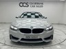 USED 2019 19 BMW M4 3.0 BiTurbo Competition Coupe 2dr Petrol DCT Euro 6 (s/s) (450 ps) Finished In Mineral White, This M4 Comes With Superb Spec, Such As Adaptive LED Headlights, Ghost Immobiliser, Genuine Carbon BMW Rear Spoiler,  Heads Up Display, Memory Seats, Reversing Assistant Camera, Full BMW Service History, Interior Carbon Fibre Trim Finisher, Surround View, Harman Kardon Premium Sound System, Speed Limit Display, High Beam Assistant, Extended Storage, Sun Protection Glazing, M4 Debossed Logo, Heated Electric Front Seats, 12 Months MOT, 3 Months Warranty. Finance And Exte