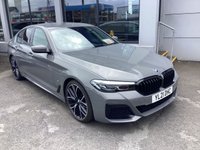 USED 2021 21 BMW 5 SERIES 2.0 520d MHT M Sport Saloon 4dr Diesel Hybrid Steptronic xDrive Euro 6 (s/s) (190 ps) Low miles, M Sports Pro Pack