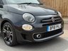 USED 2018 18 FIAT 500 1.2 S Hatchback 3dr Petrol Manual Euro 6 (s/s) (69 bhp) SPORTS ED + BLACK/BLUE TRIM