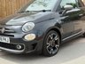 USED 2018 18 FIAT 500 1.2 S Hatchback 3dr Petrol Manual Euro 6 (s/s) (69 bhp) SPORTS ED + BLACK/BLUE TRIM