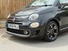 USED 2018 18 FIAT 500 1.2 S Hatchback 3dr Petrol Manual Euro 6 (s/s) (69 bhp) SPORTS ED + BLACK/BLUE TRIM