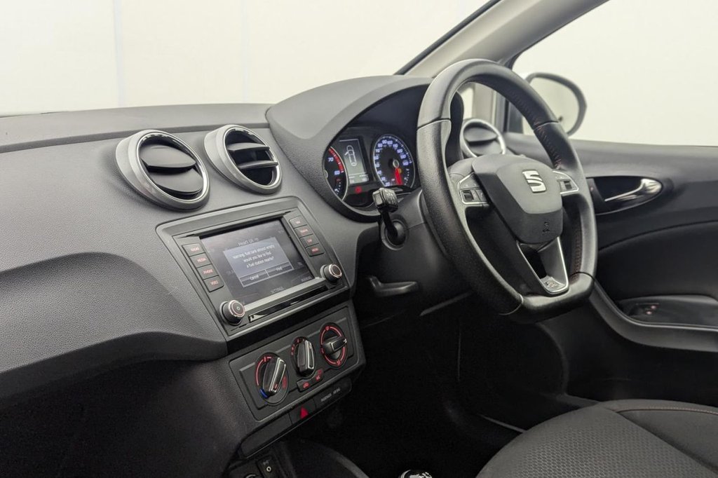 USED 2016 66 SEAT IBIZA 1.2 TSI FR Hatchback 5dr Petrol Manual Euro 6 (90 ps) Car Play, 16" Alloys, Sat Nav