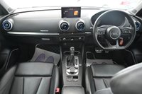USED 2018 18 AUDI S3 2.0 TFSI Black Edition Sportback 5dr Petrol S Tronic quattro Euro 6 (s/s) (310 ps) *HOME DELIVERY 7 DAY MONEY BACK*