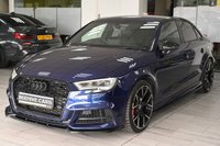 USED 2018 18 AUDI S3 2.0 TFSI Black Edition Saloon 4dr Petrol S Tronic quattro Euro 6 (s/s) (310 ps) SAT NAV LEATHERS SENSORS XENONS