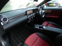 USED 2022 22 MERCEDES-BENZ CLA 1.3 CLA180 AMG Line (Premium 2) Coupe 4dr Petrol 7G-DCT Euro 6 (s/s) (136 ps) 1 OWNER FROM NEW, FULL MERCEDES-BENZ SERVICE HISTORY, FINISHED IN MOUNTAIN GREY METALLIC WITH BLACK & RED 2 TONE LEATHER UPHOLSTERY