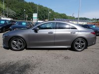 USED 2022 22 MERCEDES-BENZ CLA 1.3 CLA180 AMG Line (Premium 2) Coupe 4dr Petrol 7G-DCT Euro 6 (s/s) (136 ps) 1 OWNER FROM NEW, FULL MERCEDES-BENZ SERVICE HISTORY, FINISHED IN MOUNTAIN GREY METALLIC WITH BLACK & RED 2 TONE LEATHER UPHOLSTERY