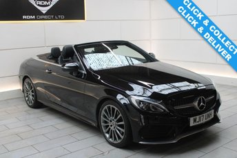 2017 MERCEDES-BENZ C CLASS 2.1 C220d AMG Line Cabriolet 2dr Diesel G-Tronic+ Euro 6 (stop/start) (170 ps) &pound;14250.00