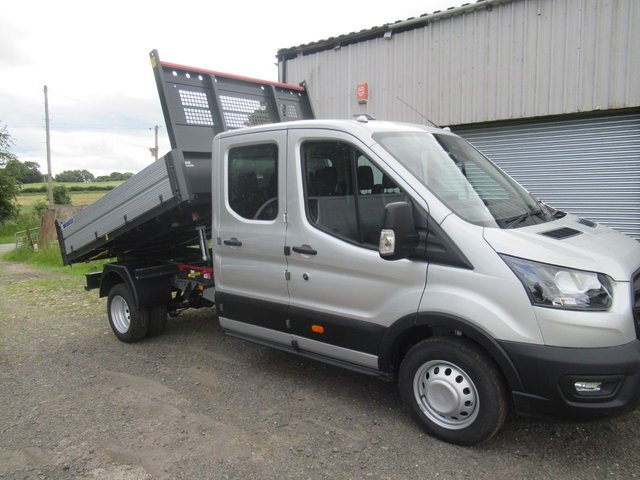 View our Ford Transit 350 Lwb 26 Ford Transit T350 Double cab Tipper Dual rear wheel 165ps Trend 