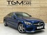 USED 2017 17 MERCEDES-BENZ C-CLASS 2.1 C250d AMG Line (Premium) Coupe 2dr Diesel G-Tronic+ 4MATIC Euro 6 (s/s) (204 ps) 2 KEYS, LOW MILEAGE