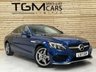 USED 2017 17 MERCEDES-BENZ C-CLASS 2.1 C250d AMG Line (Premium) Coupe 2dr Diesel G-Tronic+ 4MATIC Euro 6 (s/s) (204 ps) 2 KEYS, LOW MILEAGE